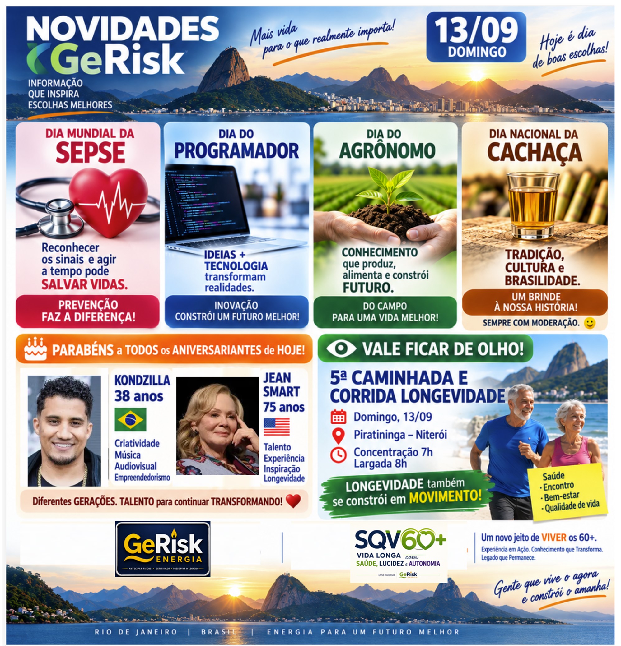 🌎✨ 13/09 | DOMINGÃO para INFORMAR, PREVENIR e VIVER MELHOR!